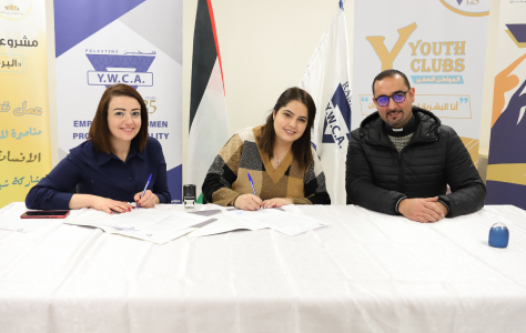 YWCA Palestine Signs an MOU with the Christian Youth Movement - Palestine